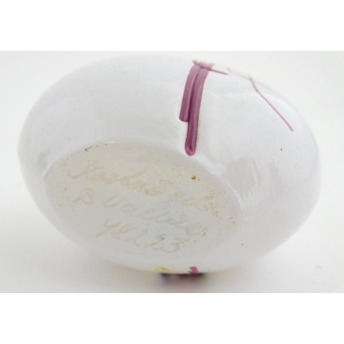 332 - A Kosta Boda glass rainbow vase designed by Bertil Vallien, signed and numbered under.  Together wit... 