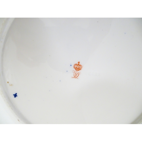 103 - Six Royal Crown Derby dishes decorated in the Imari pattern. Marked under. Approx. 10 1/2