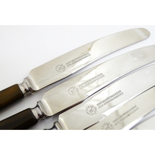 110 - A cased Wedgwood cake / sandwich service in the Melody pattern comprising serving plate, cake plates... 