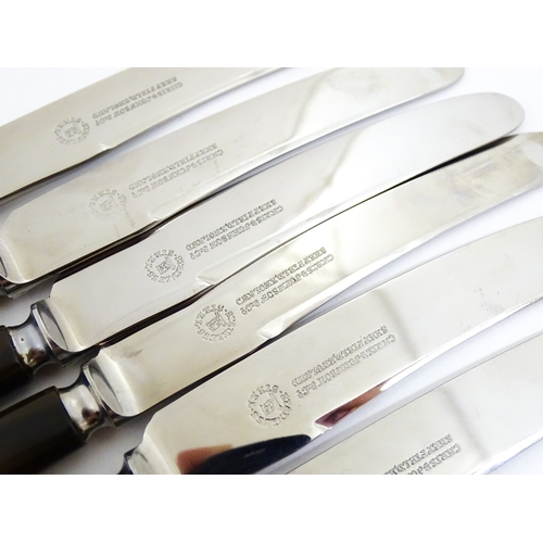 110 - A cased Wedgwood cake / sandwich service in the Melody pattern comprising serving plate, cake plates... 