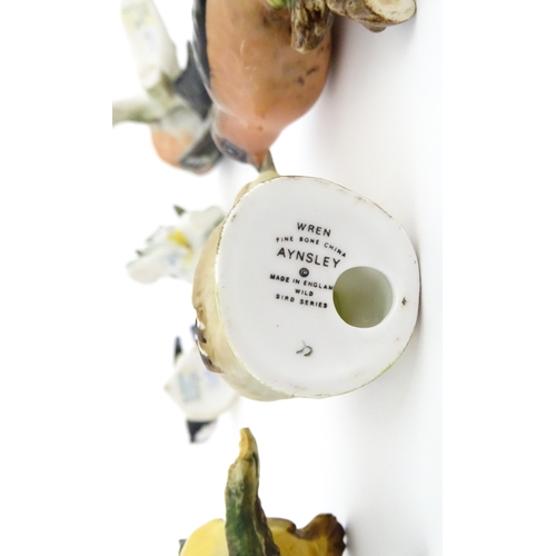 179 - Six Goebel models of birds to include Titmouse, Firecrest, Bullfinch, Robin, etc. Together with a Be... 