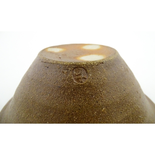 190 - A pair of Tim Hurn (b. 1964) studio pottery salt glazed bowls. With impressed maker's marks. Approx.... 