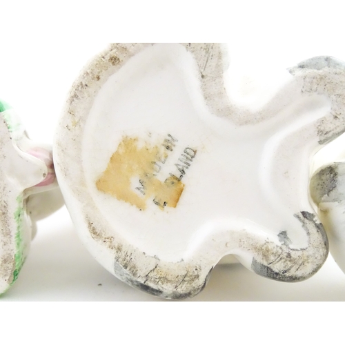 193 - Four Plichta models comprising bunny rabbit, lamb, duck, etc. Largest approx. 5