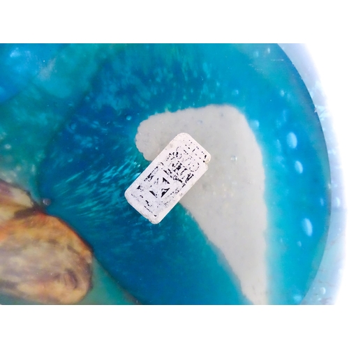 230 - A large Mdina twist vase in the marble pattern. Bears label under. Approx. 16