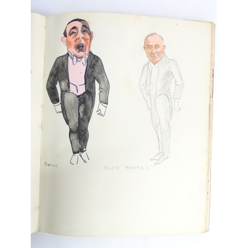 1862 - A 20thC artist's album of watercolours, pencil, ink and pastel drawings by Ivy Theresa Attwell (1898... 