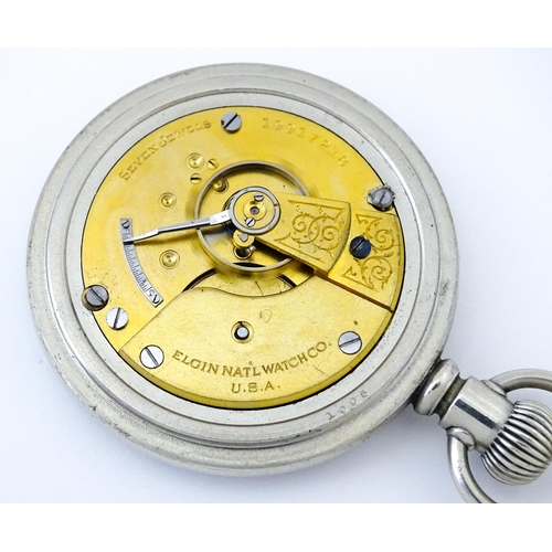 1188A - Militaria, First World War / WWI / World War 1 /  WW1 : a GSTP type pocket watch by Elgin, USA. The ... 