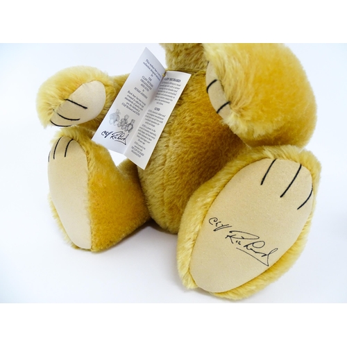 1292 - Toys: Two limited edition Gund mohair teddy bears from the Cliff Richard collection, comprising Jasp... 