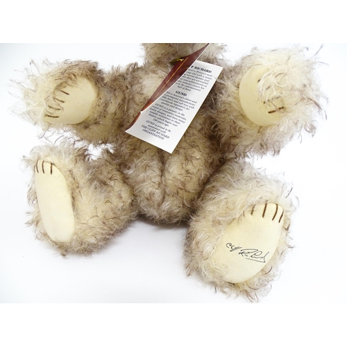 1292 - Toys: Two limited edition Gund mohair teddy bears from the Cliff Richard collection, comprising Jasp... 