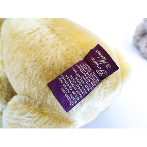 1292 - Toys: Two limited edition Gund mohair teddy bears from the Cliff Richard collection, comprising Jasp... 