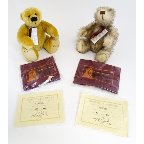 1292 - Toys: Two limited edition Gund mohair teddy bears from the Cliff Richard collection, comprising Jasp... 