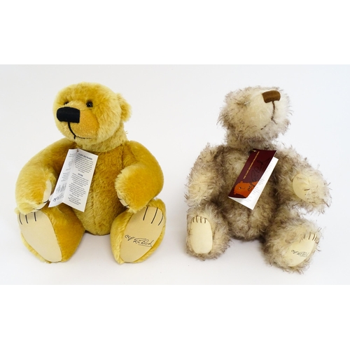 1292 - Toys: Two limited edition Gund mohair teddy bears from the Cliff Richard collection, comprising Jasp... 