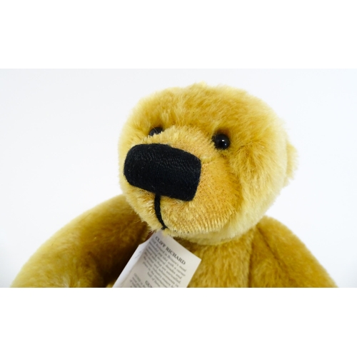 1292 - Toys: Two limited edition Gund mohair teddy bears from the Cliff Richard collection, comprising Jasp... 