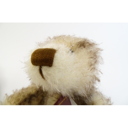1292 - Toys: Two limited edition Gund mohair teddy bears from the Cliff Richard collection, comprising Jasp... 