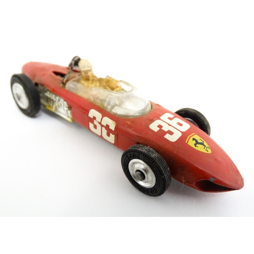 1293 - Toys: Nine assorted die cast scale model racing cars to include Dinky Toys: Alfa Romeo no. 232, Talb... 