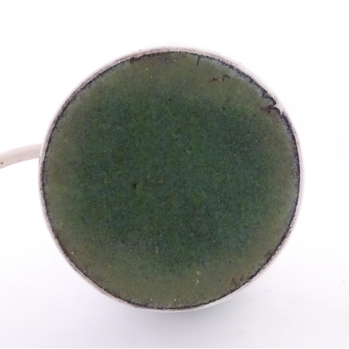 1401 - A Chinese table lamp decorated with lotus flowers and birds, with dragon and flaming pearl border. A... 