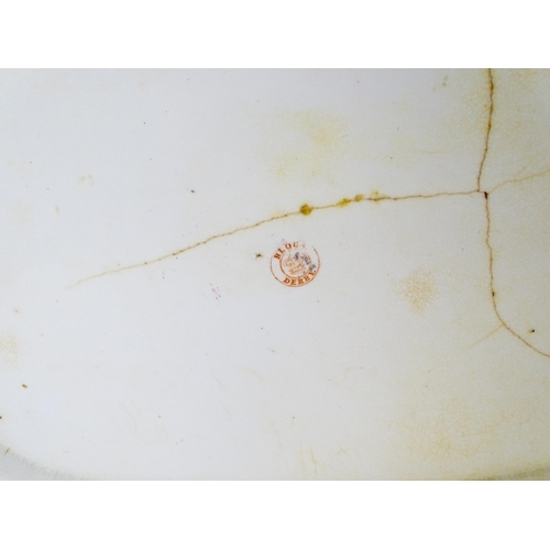 186 - A quantity of Bloor Derby wares to include serving dishes and tureen decorated with hand painted flo... 