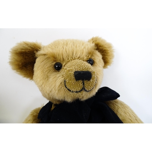 1292A - Toys: Five Harrods teddy bears to include Christmas Bear 2010, Millennium Bear, Christmas Bear 2007,... 