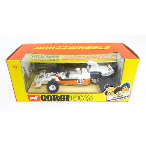 1294 - Toys: Five Corgi Toys die cast scale model Whizz Wheely racing cars comprising Surtees T. S. 9 F/1 R... 