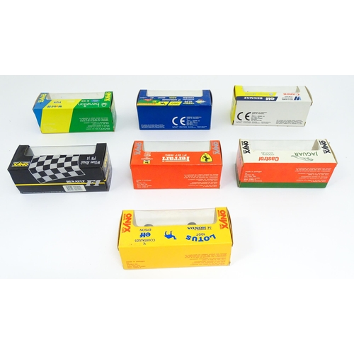 1297 - Toys: A quantity of Onyx scale model Formula 1 racing cars to include Williams Renault FW 14, Willia... 