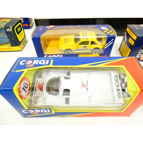 1298 - Toys: A quantity of boxed Corgi Toys die cast scale model cars, to include Renault 5 Alpine, Porsche... 