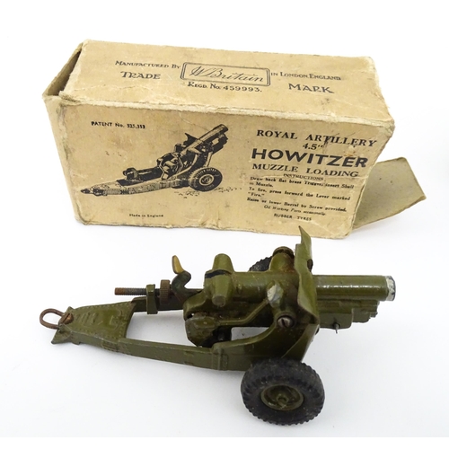 1300 - Toys: A quantity of vintage toys to include Teletone, a die cast scale mode Dinky Toys Routemaster B... 