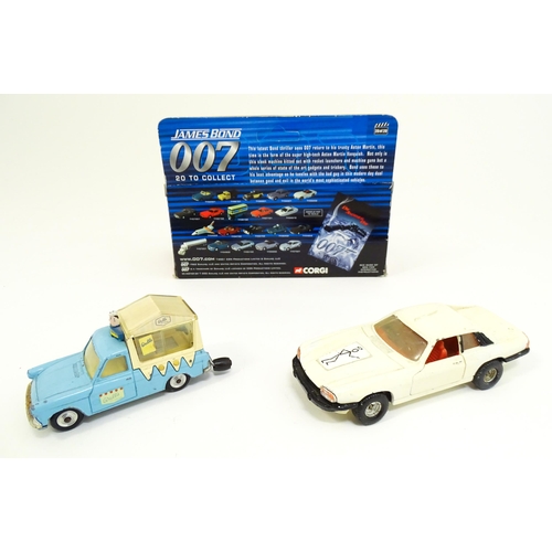 1301 - Toys: Seven assorted die cast scale model vehicles to include a Corgi Toys James Bond 007 Die Anothe... 