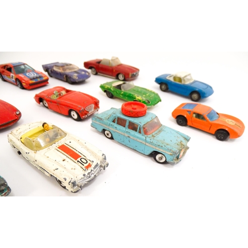 1303 - Toys: A quantity of assorted die cast scale model vehicles to include Corgi Toys: Chevrolet Camaro S... 