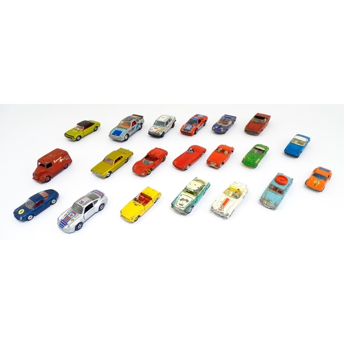 1303 - Toys: A quantity of assorted die cast scale model vehicles to include Corgi Toys: Chevrolet Camaro S... 