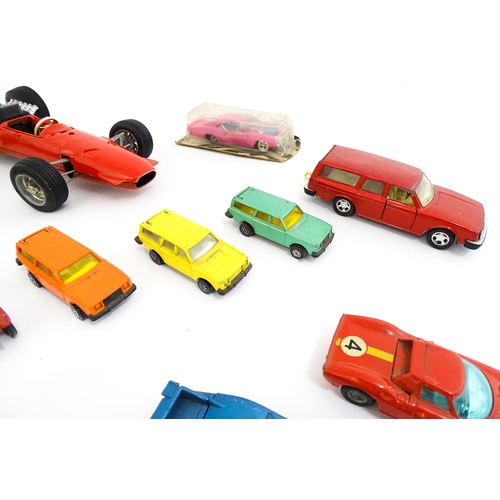 1303 - Toys: A quantity of assorted die cast scale model vehicles to include Corgi Toys: Chevrolet Camaro S... 