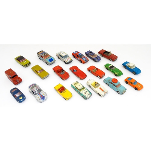 1303 - Toys: A quantity of assorted die cast scale model vehicles to include Corgi Toys: Chevrolet Camaro S... 