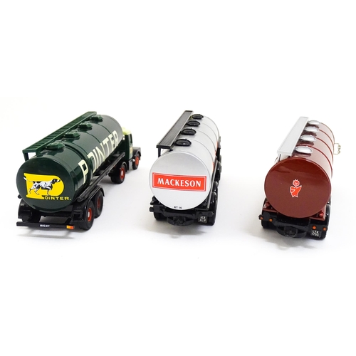 1305 - Toys: Three Corgi Toys die cast scale model tankers comprising Pointer Scammell Highwayman & Tanker ... 