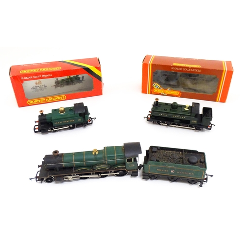 1311 - Toys - Model Train / Railway Interest : Three Hornby 00 gauge locomotives comprising GWR Kneller Hal... 