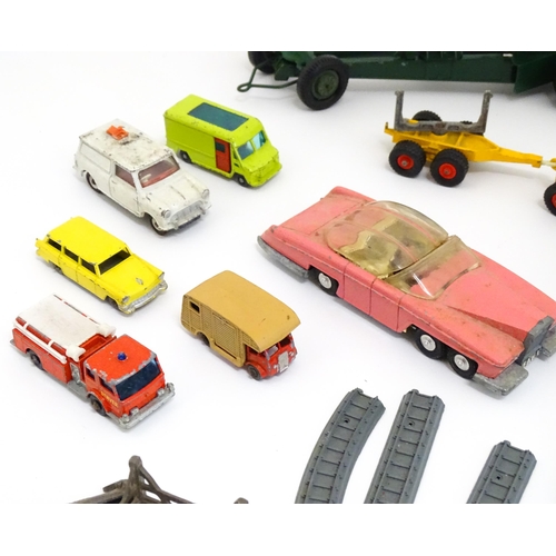 1321 - Toys: A quantity of assorted die cast vehicles to include Corgi Toys: ERF Model 44G, Dropside Traile... 