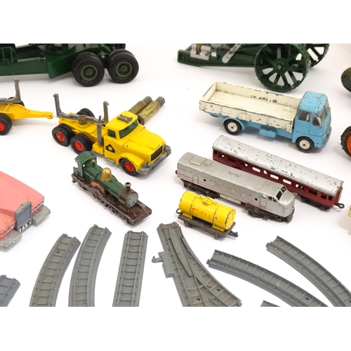 1321 - Toys: A quantity of assorted die cast vehicles to include Corgi Toys: ERF Model 44G, Dropside Traile... 
