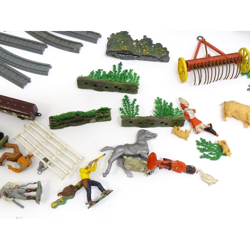 1321 - Toys: A quantity of assorted die cast vehicles to include Corgi Toys: ERF Model 44G, Dropside Traile... 