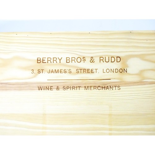 18 - Three wooden wine boxes / crates. The largest approx. 27