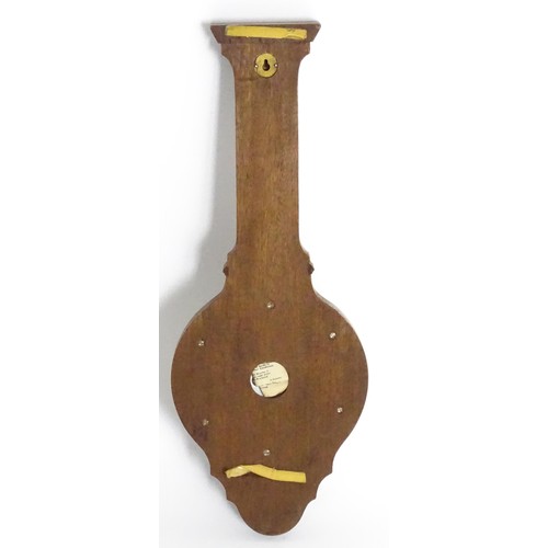 19 - A 20thC Shortland Instruments aneroid barometer. Approx. 22 1/2