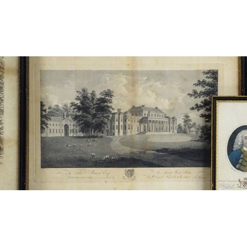 37 - Five assorted 18th & 19thC engravings to include a stipple engraving after Joshua Reynolds depicting... 