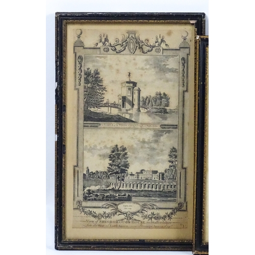 37 - Five assorted 18th & 19thC engravings to include a stipple engraving after Joshua Reynolds depicting... 