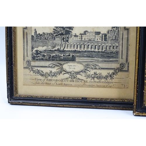 37 - Five assorted 18th & 19thC engravings to include a stipple engraving after Joshua Reynolds depicting... 