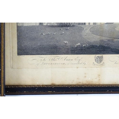 37 - Five assorted 18th & 19thC engravings to include a stipple engraving after Joshua Reynolds depicting... 