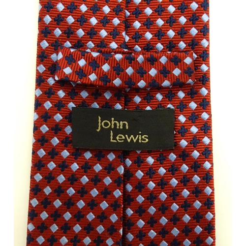 41 - A quantity of men's ties to include examples by Jacques Fath, Fenwicks, John Lewis, Flairtye etc (7)