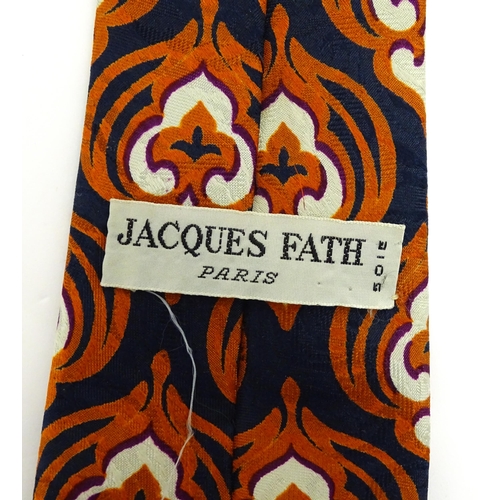 41 - A quantity of men's ties to include examples by Jacques Fath, Fenwicks, John Lewis, Flairtye etc (7)