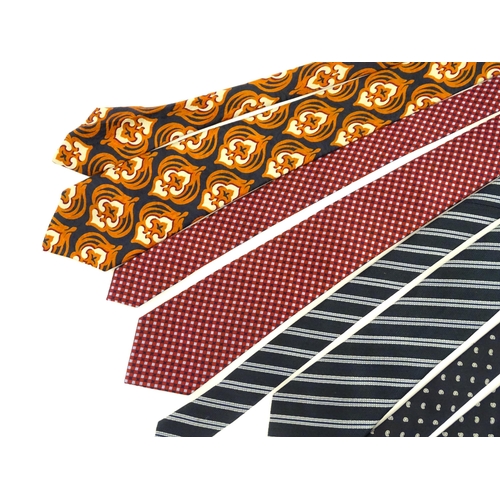 41 - A quantity of men's ties to include examples by Jacques Fath, Fenwicks, John Lewis, Flairtye etc (7)