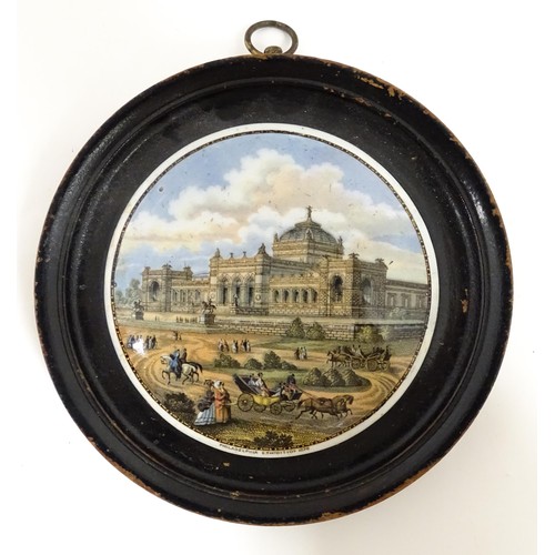 46 - Assorted items to include a Staffordshire pottery spill vase with figural detail, a pot lid titled P... 