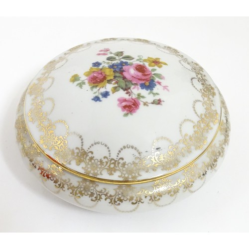 46 - Assorted items to include a Staffordshire pottery spill vase with figural detail, a pot lid titled P... 