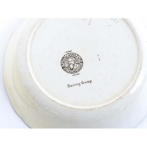 57 - A quantity of assorted ceramics to include a Chinese blue and white plate with prunus blossom decora... 