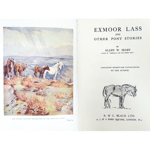 60 - Books: A quantity of books on the subject of horses / equestrianism to include 'Exmoor Lass and othe... 