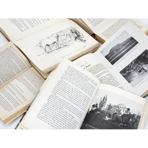 60 - Books: A quantity of books on the subject of horses / equestrianism to include 'Exmoor Lass and othe... 