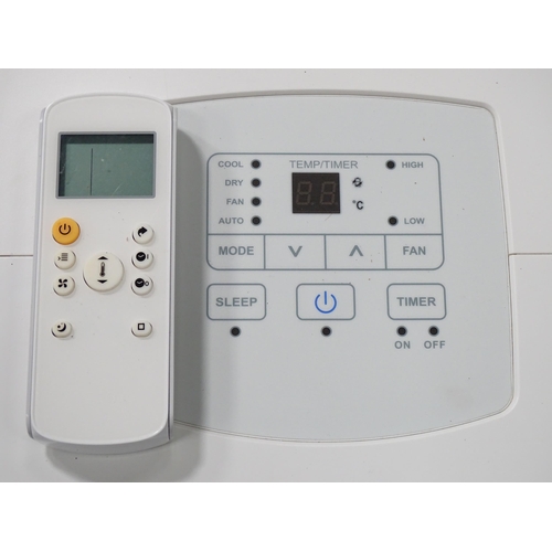 30 - A Pump House air conditioning unit with remote control and hose. Together with a Homebase air condit... 